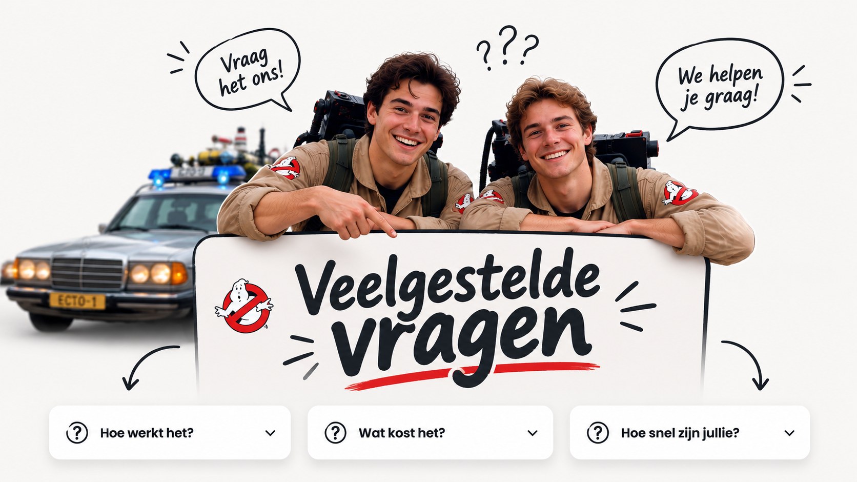 Ghostbusters Nijverdal veelgestelde vragen